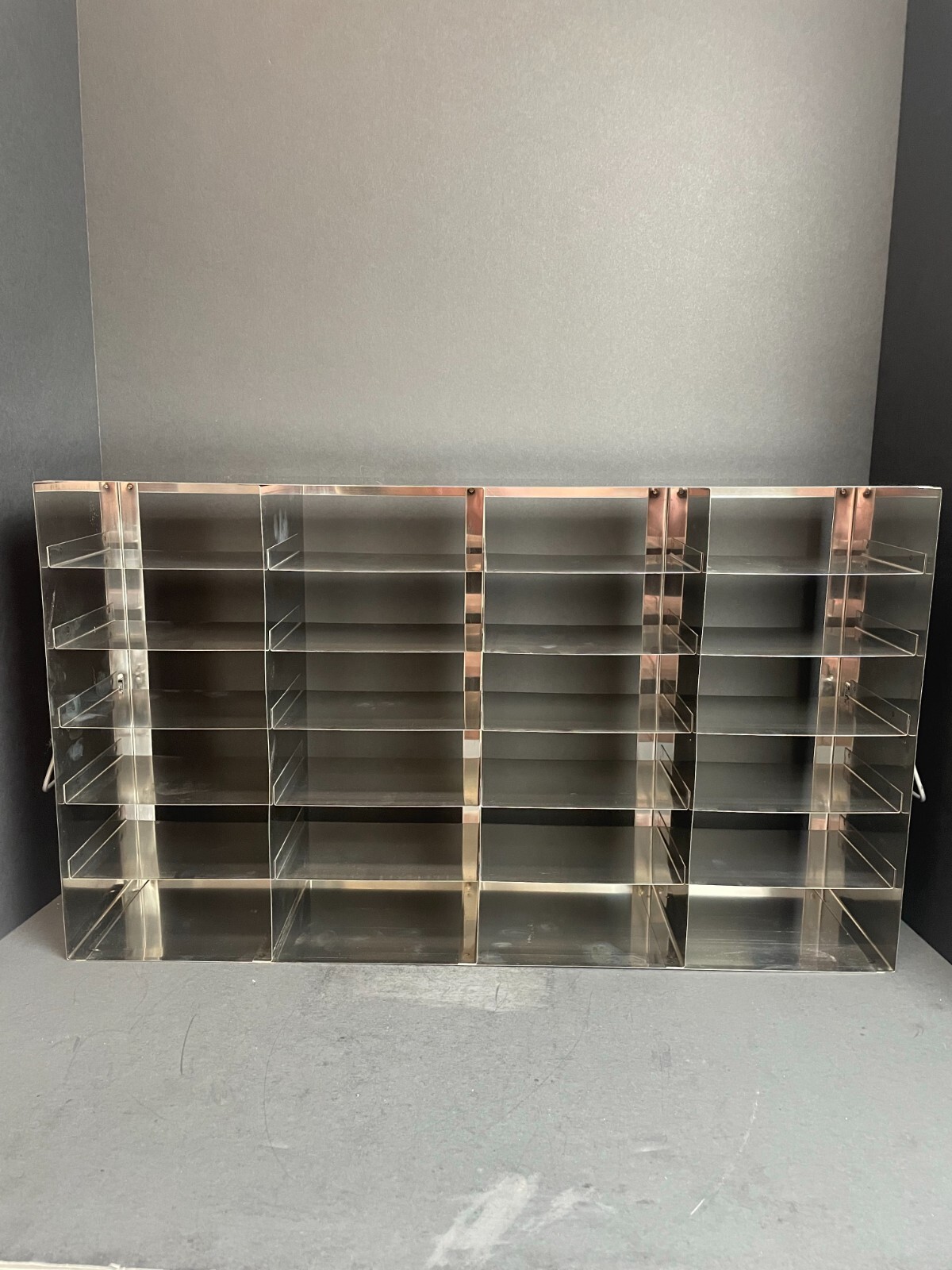 Panasonic Upright Lab Freezer Rack Holds 24 Standard Boxes 22.2 x 12.6 x 5.3 in.