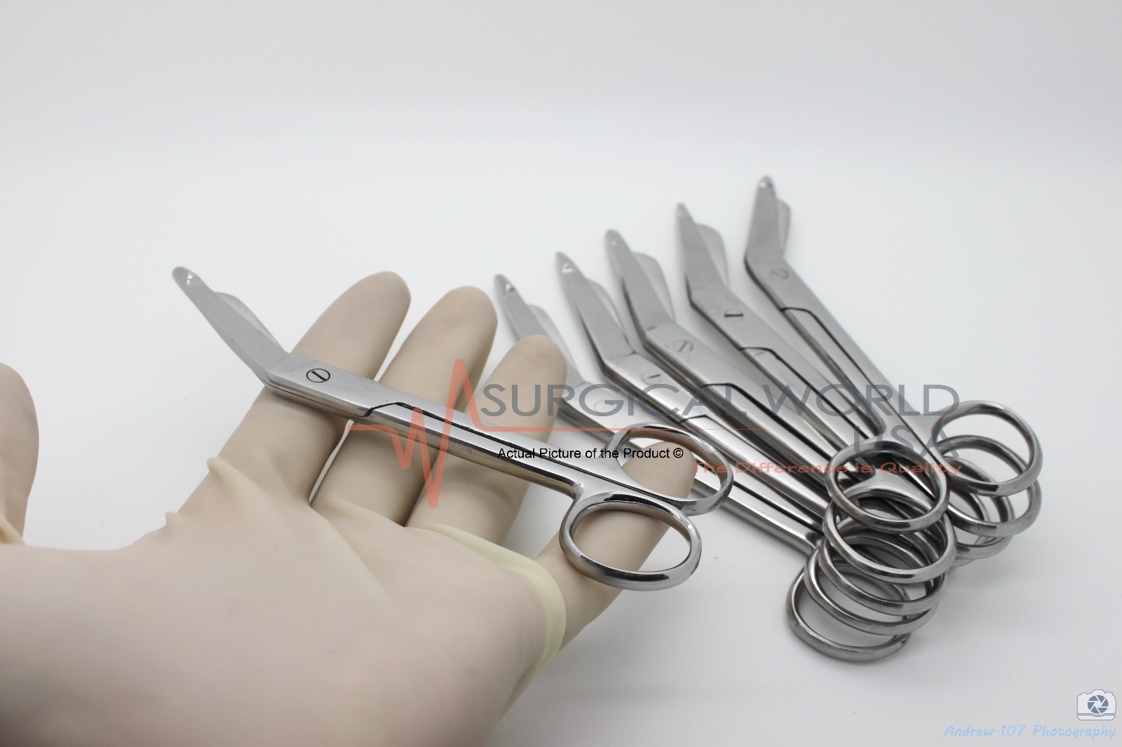 1 Lister Bandage Scissors 5.5″ Emt Utility Paramedic Nurse Med Student Vet Tech