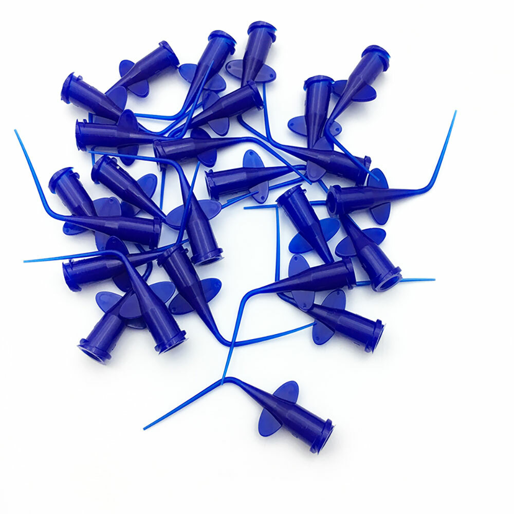 Dental Endo Irrigation Needle Syringe Tips Disposable Irrigator 0.25/0.35mm USA