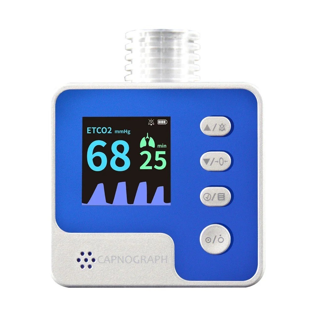 CA10M Mainstream End-tidal Capnograph ETCO2 Respiration Alarm Monitor Vet use