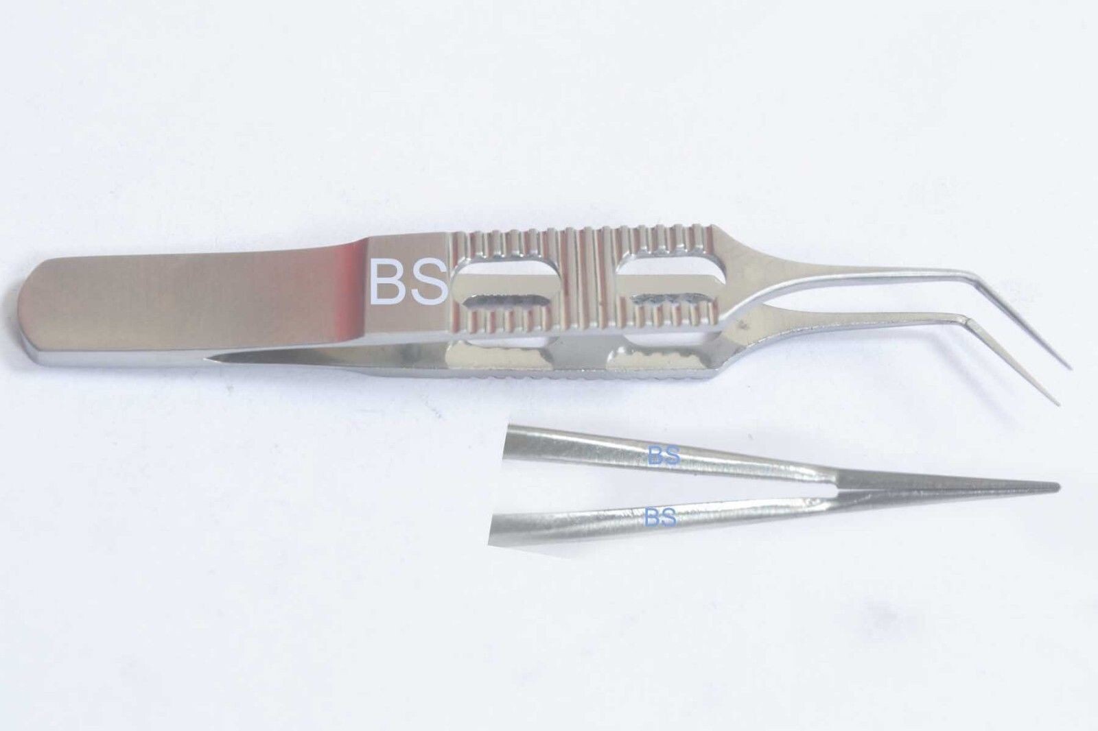 Kelman McPherson forcep Angled 10mm shaft tying platform overall length 85mm SS