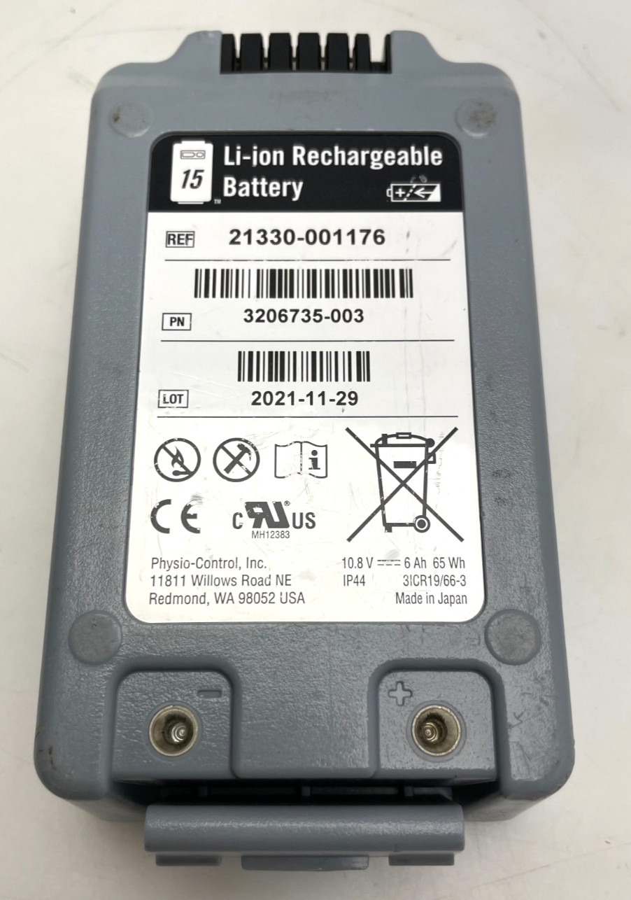 Physio Control Lifepak 15 Li-ion Battery 21330-001176 (2021)