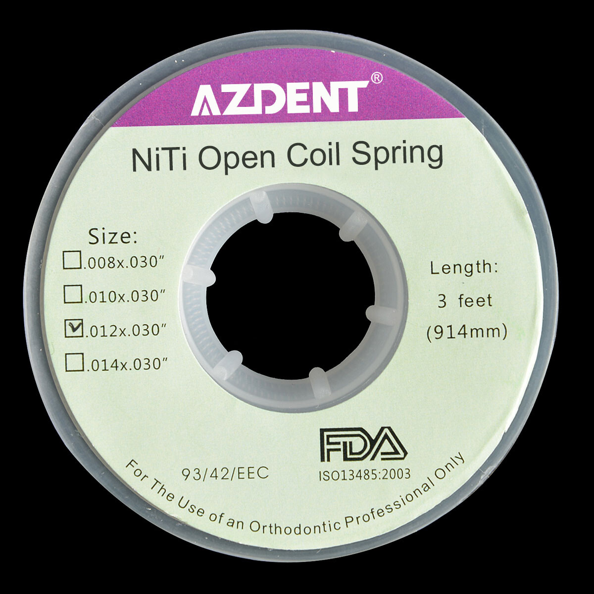1 Roll AZDENT Dental Orthodontic NITI Open Coil Springs 012*030″ 914mm SALE
