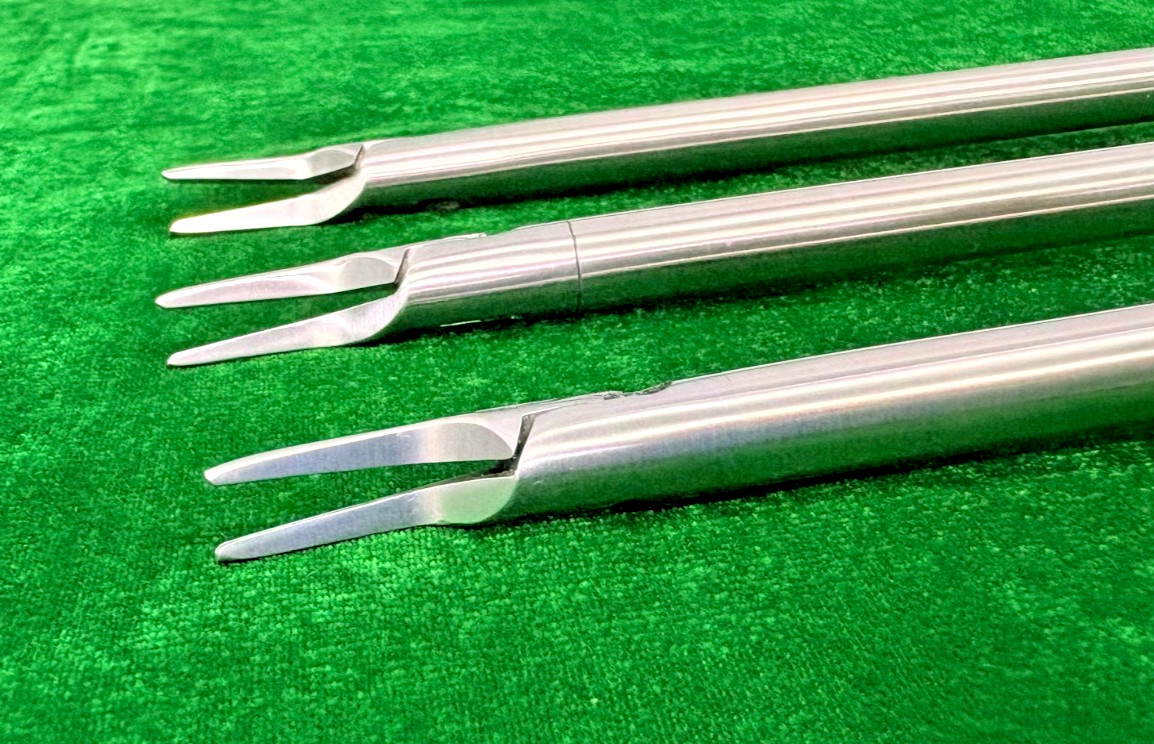3pc Laparoscopic Clip Applicator Single Action LT300 10mm Reusable Instruments
