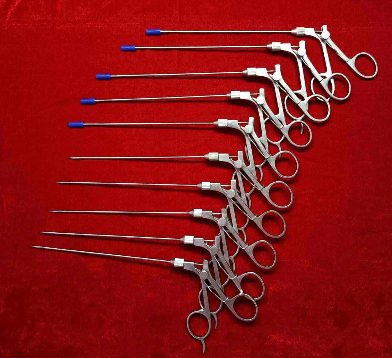 10pc-Laparoscopic Suture Passer Port Closure Endoscopy Surgical Instruments 2.5m