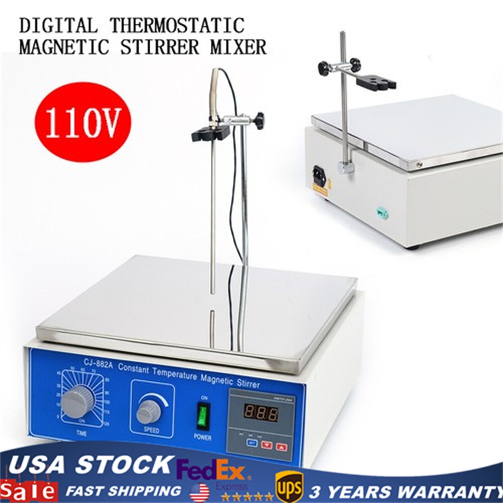 10000ML Thermostatic Magnetic Stirrer Digital Lab With Hot Plate Heating Mixer