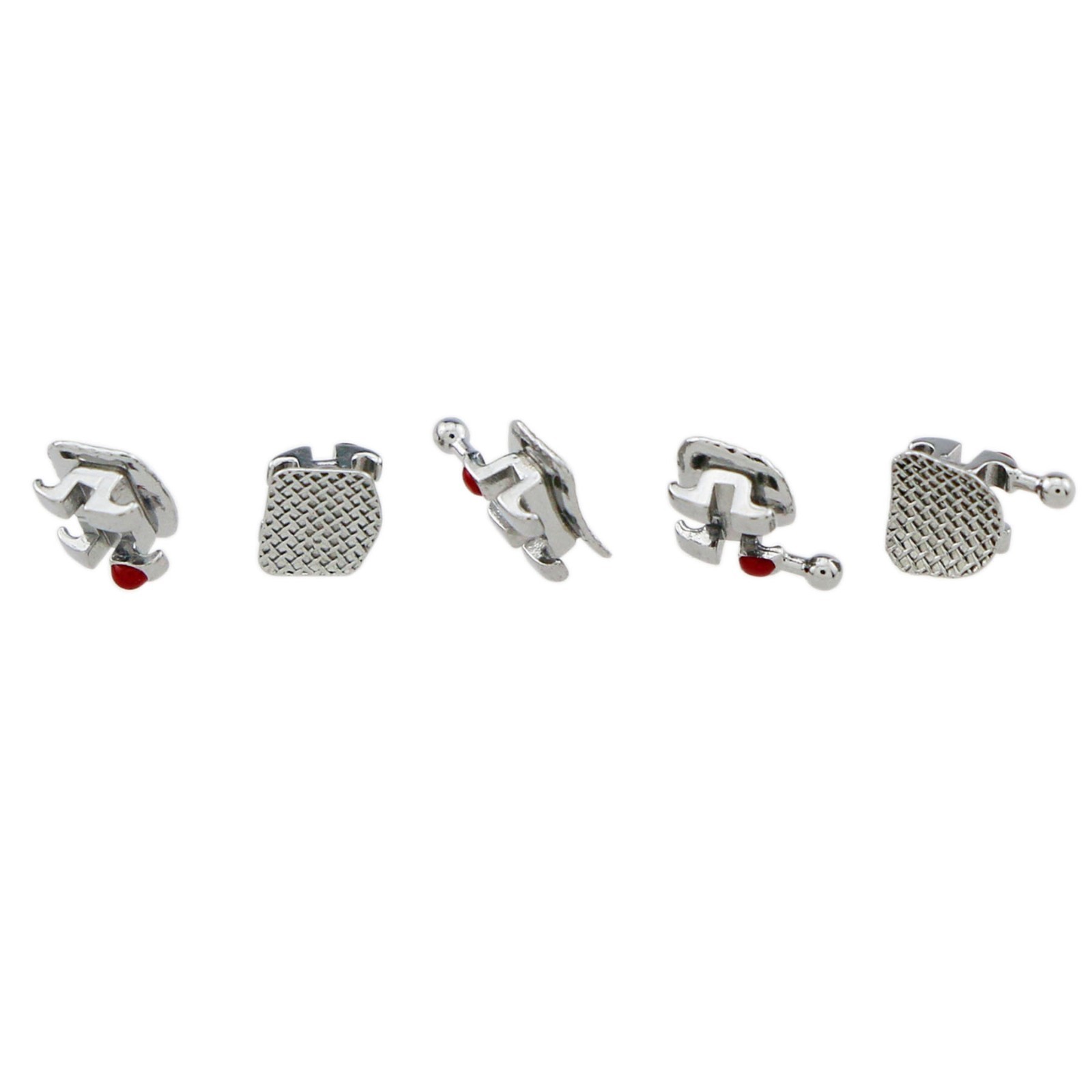 YAMEI Dental CNC Orthodontic Metal Brackets Mini MBT 022 Slot 345 with Hooks