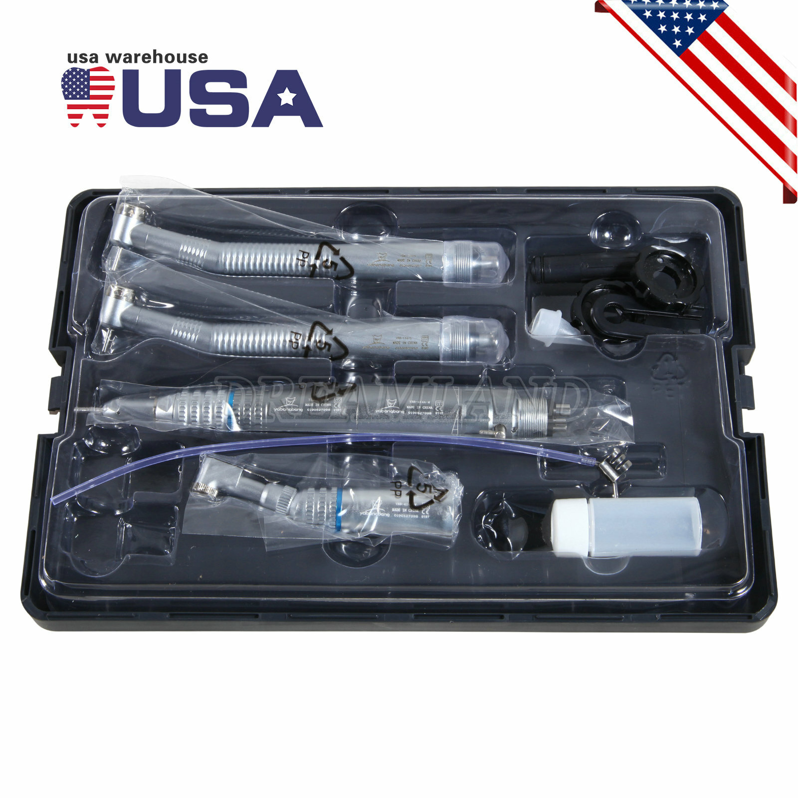 1-5Kits NSK Style Dental 4Holes High & Low Speed Handpiece EX203C Air Turbine