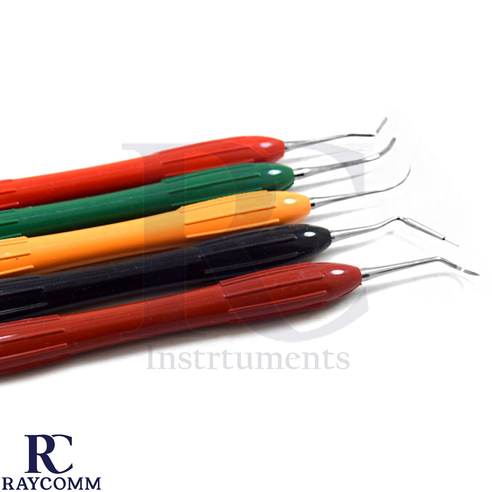MEDSPO Dental Composite Filling Instruments Restorative Silicone Handle Tools