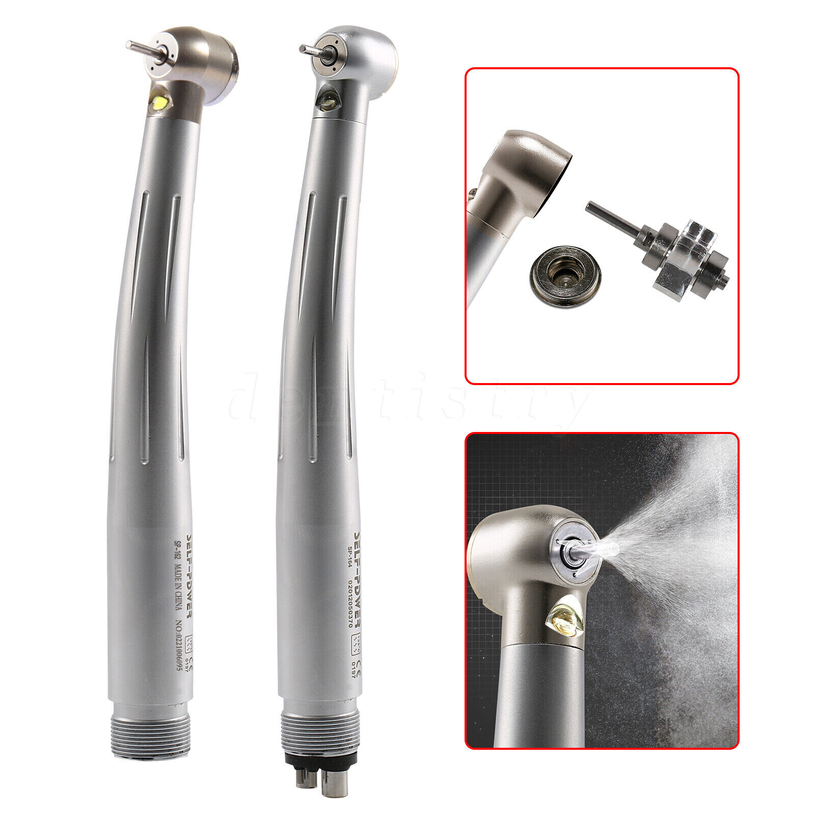 NSK Style Dental LED Fiber Optic E-generator/ High Speed Handpiece Turbine 2/4H