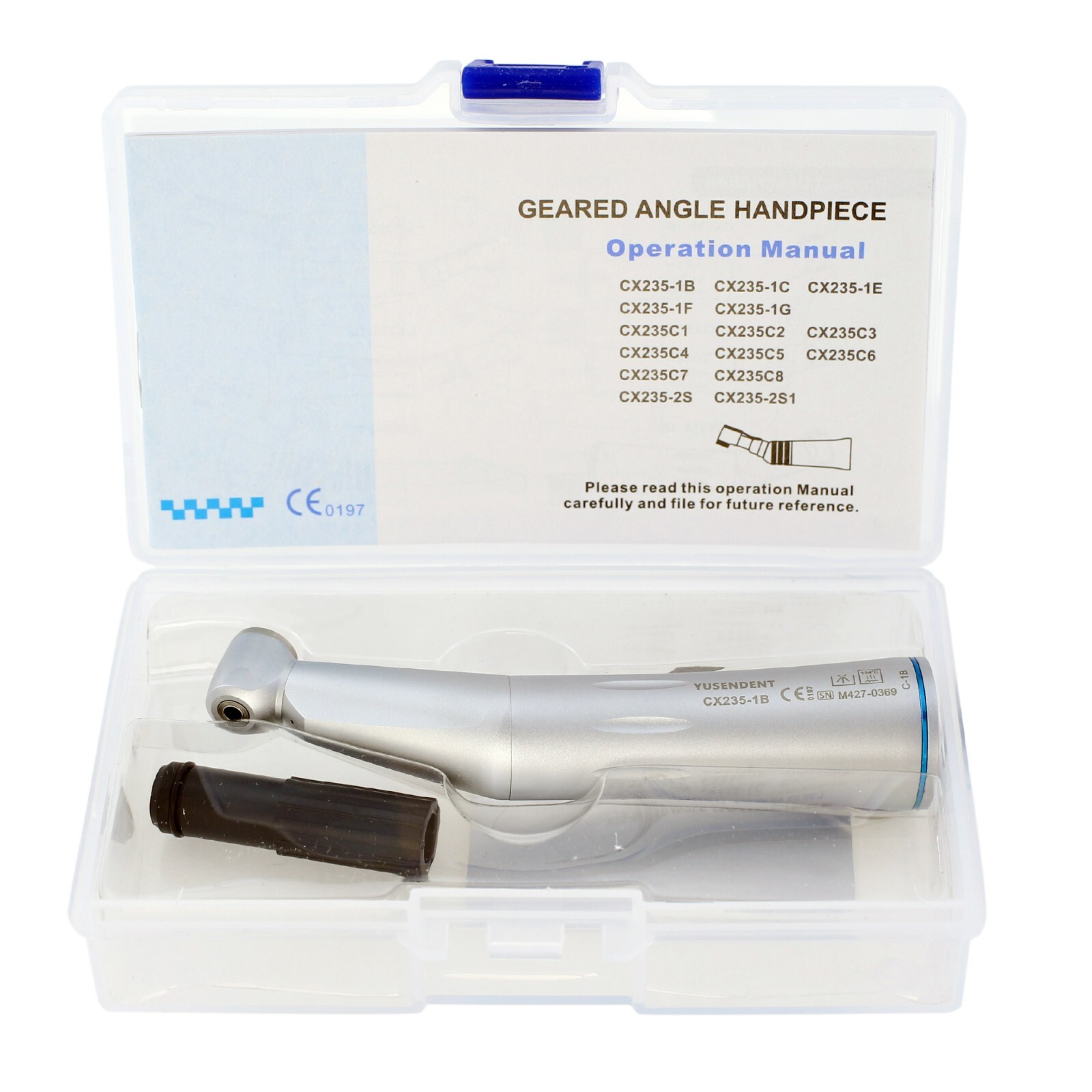 COXO Dental 1:1 Low Speed Contra Angle Handpiece Internal Spray E-Type CX235-1B