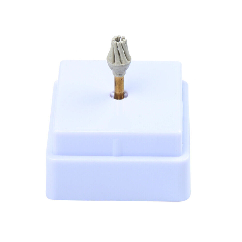Dental Rubber Polisher Composite Resin Diamond RA Spiral Brush Bur Medium Fine