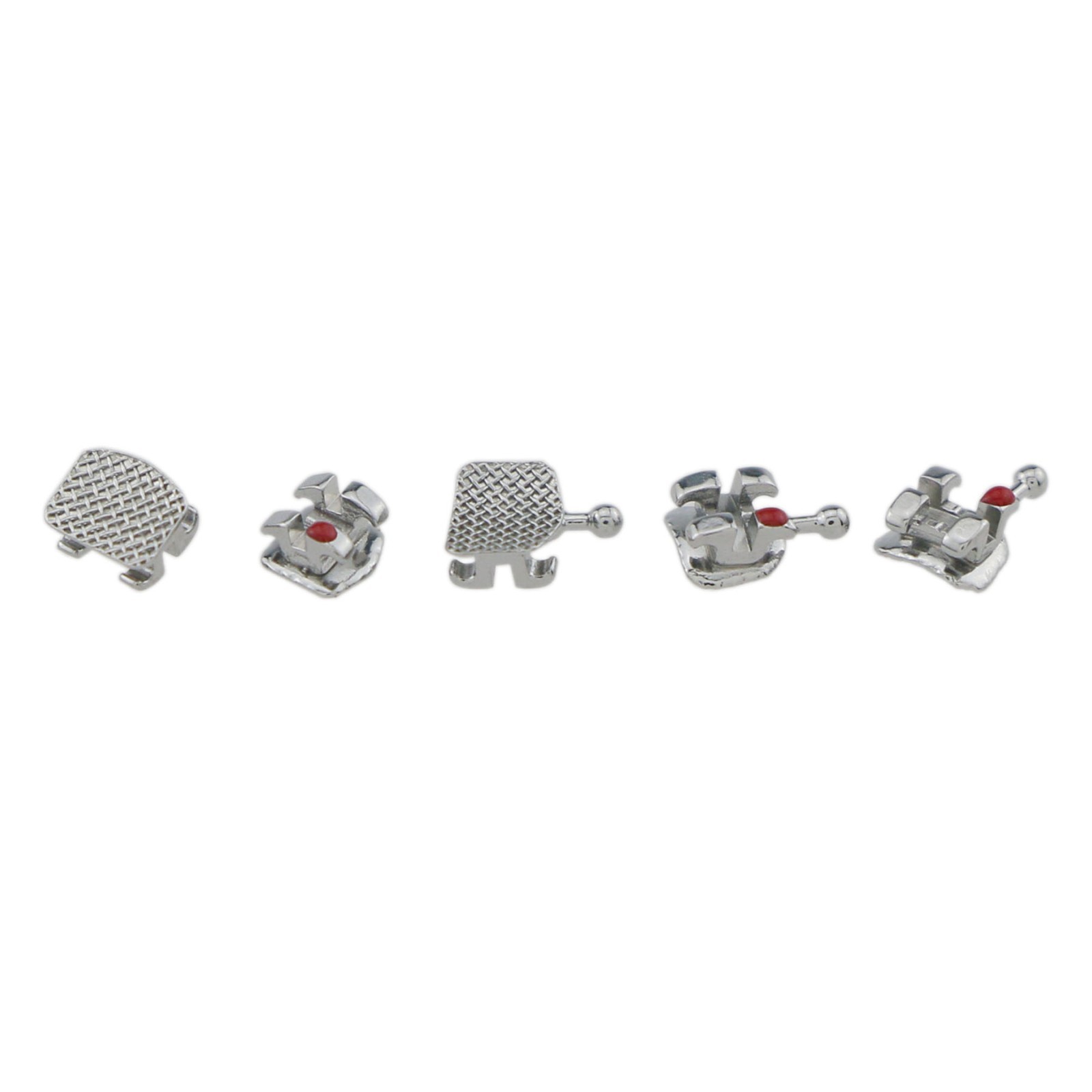 YAMEI Dental CNC Orthodontic Metal Brackets Mini MBT 022 Slot 345 with Hooks