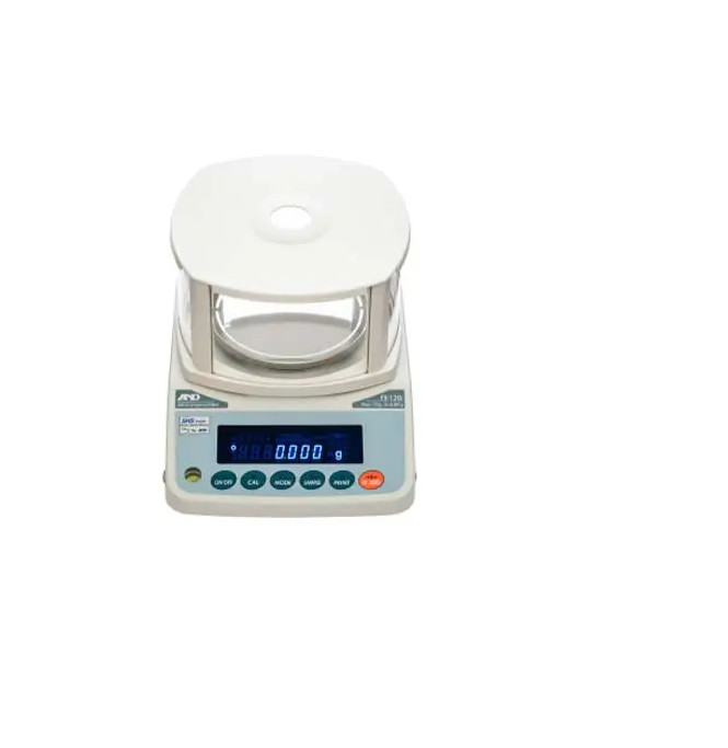 AND Weighing FX-120i Precision Scale included Draft shield & 100 gram weight