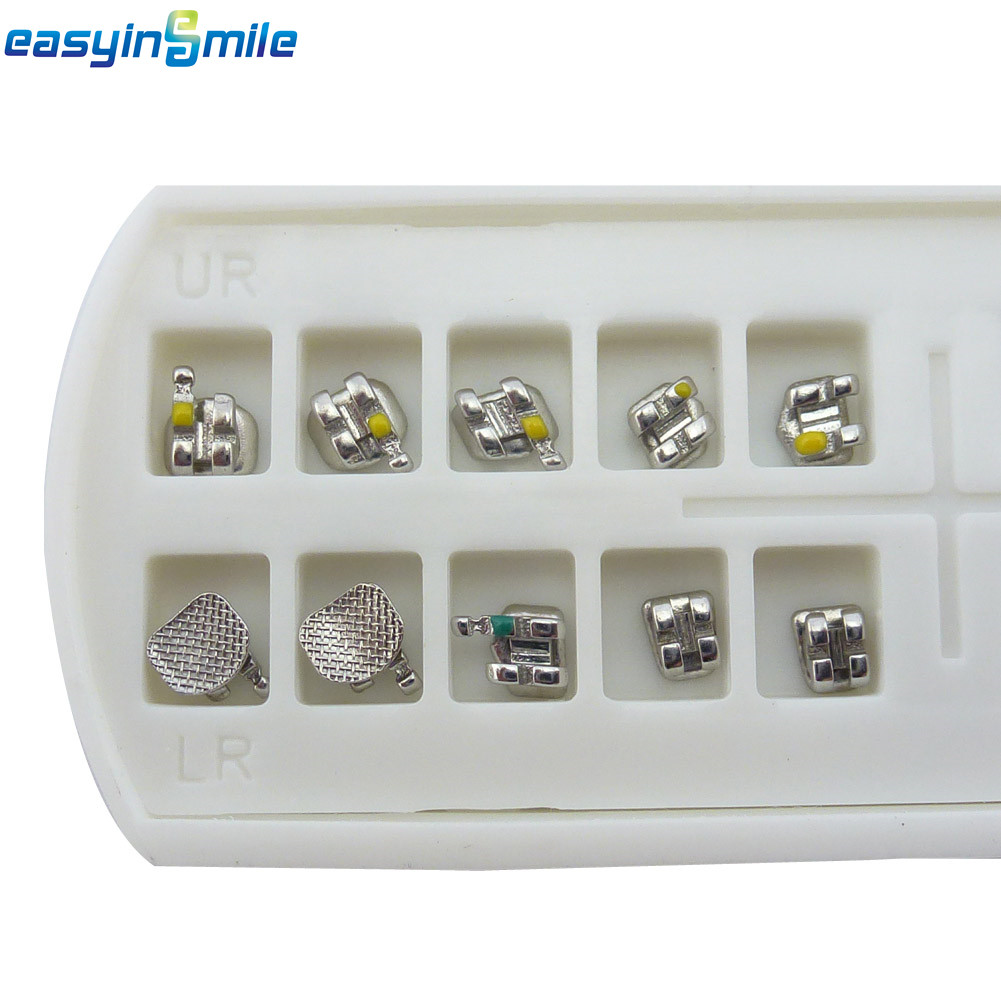 5 PK Dental Orthodontic Metal Braces Bracket Mini Roth/MBT 022 With Hooks 3 4 5