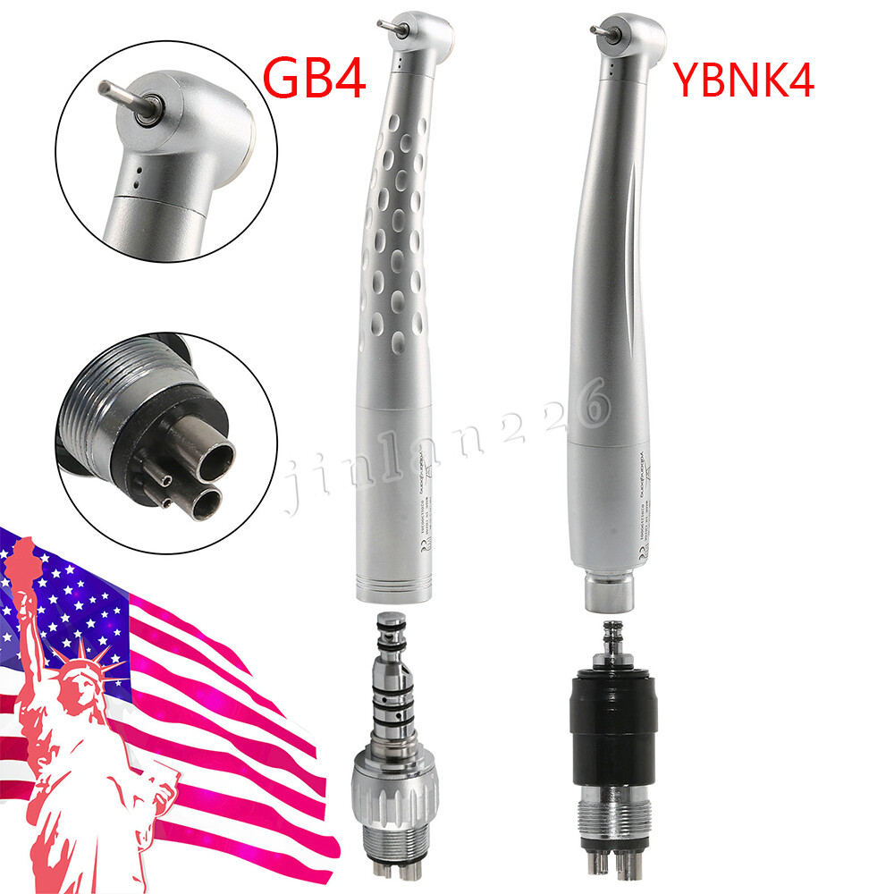 1-5 Yabangbang Dental Fast High Speed Handpiece with 4 Hole Quick Coupler Swivel