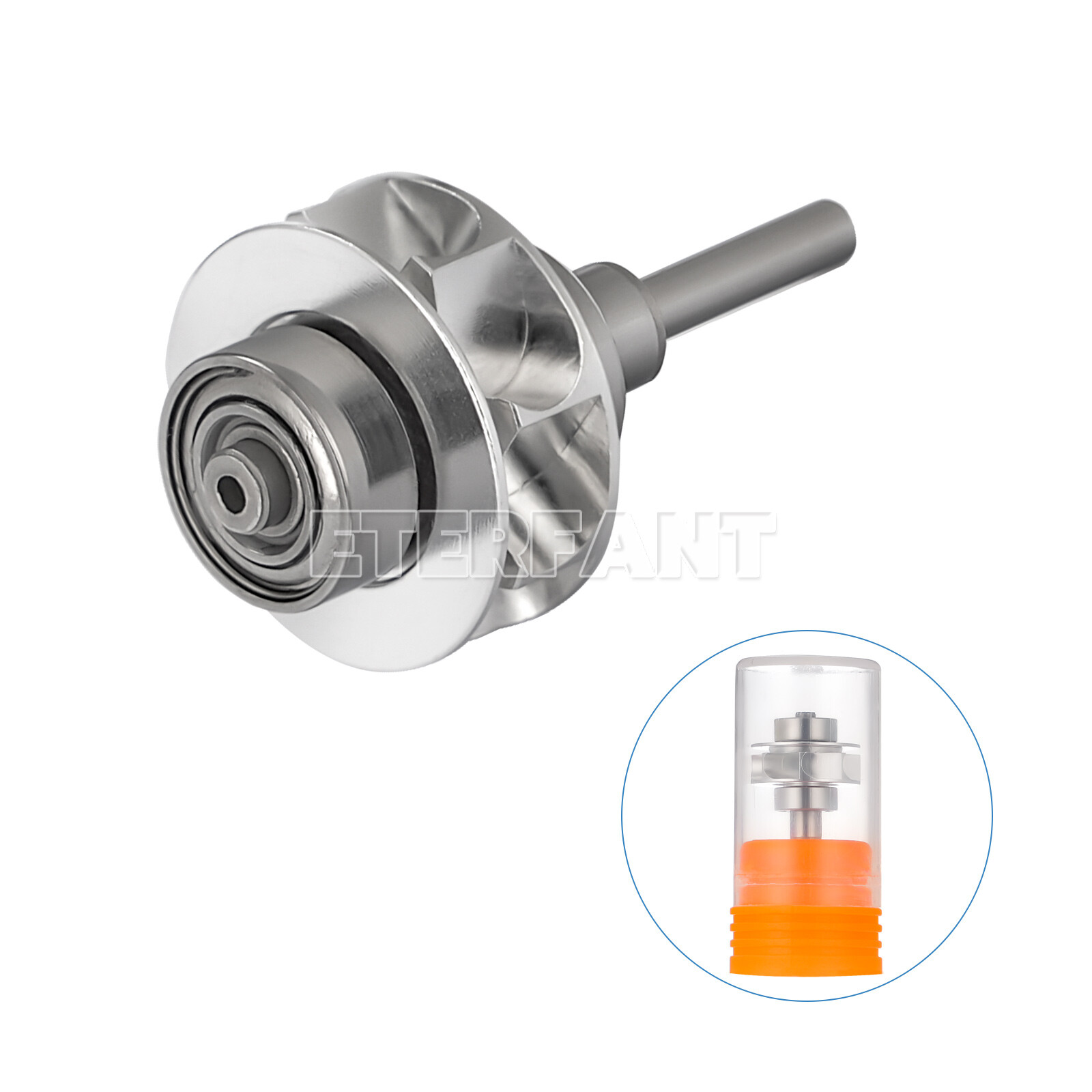 ENTERFANT Dental Turbine Cartridge Rotor Autochuck For High/Fast Speed Handpiece