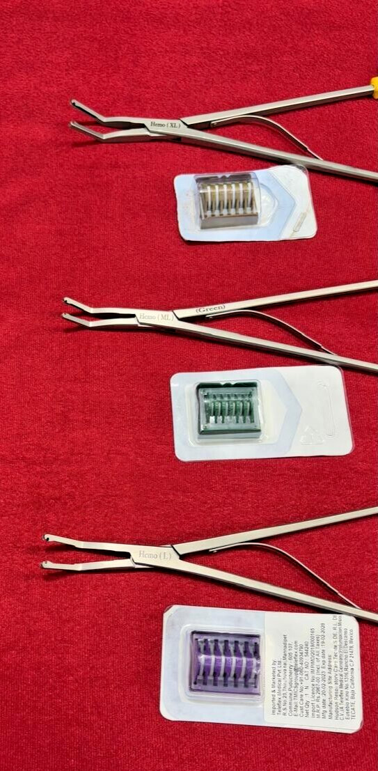 Open Surgery Hem-o-Lok Appliers with Cartridge Reusable Instruments – 3 Set