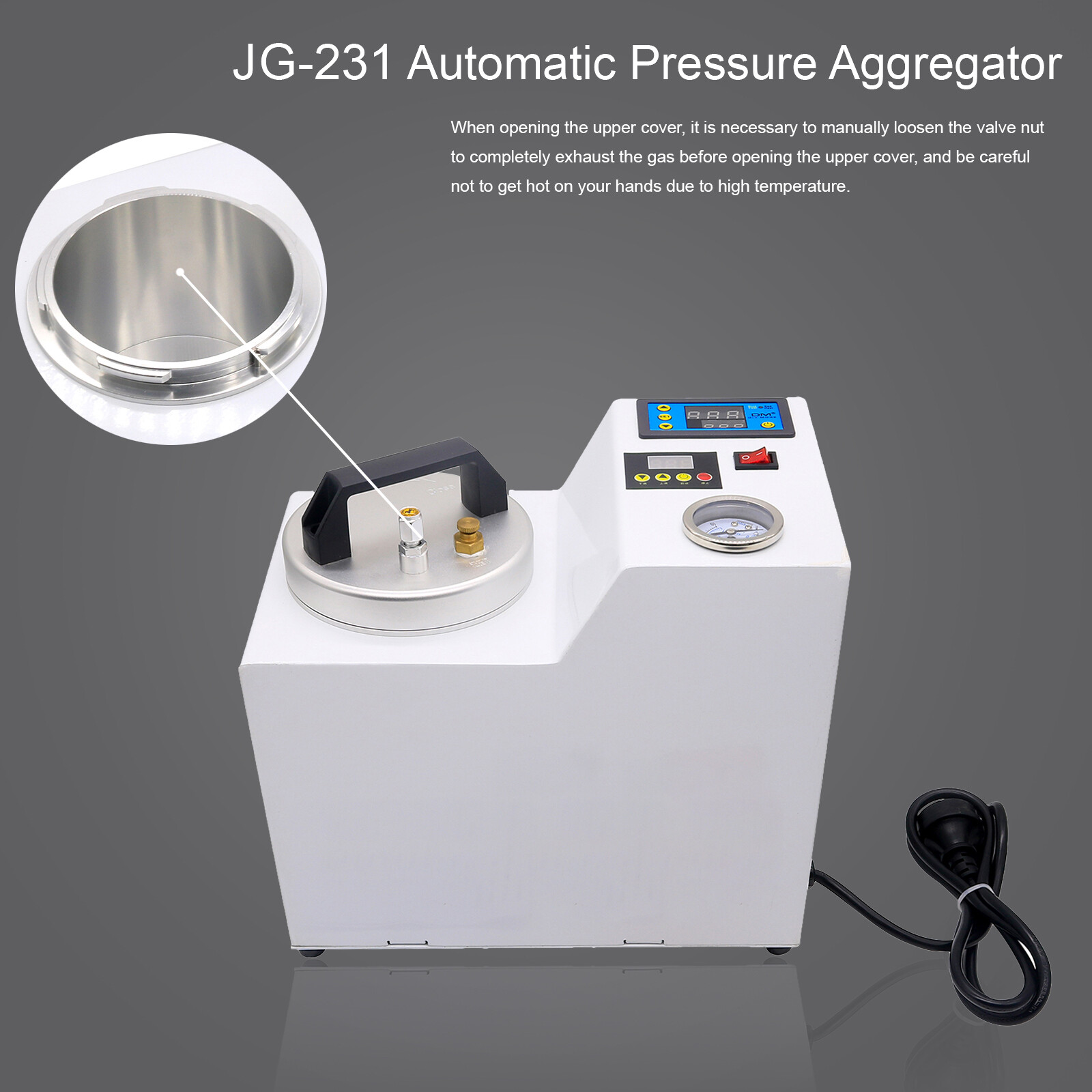 JG-231 Dental Automatic Polymerizer Pressure Aggregator Cooker Built-in Air Pump
