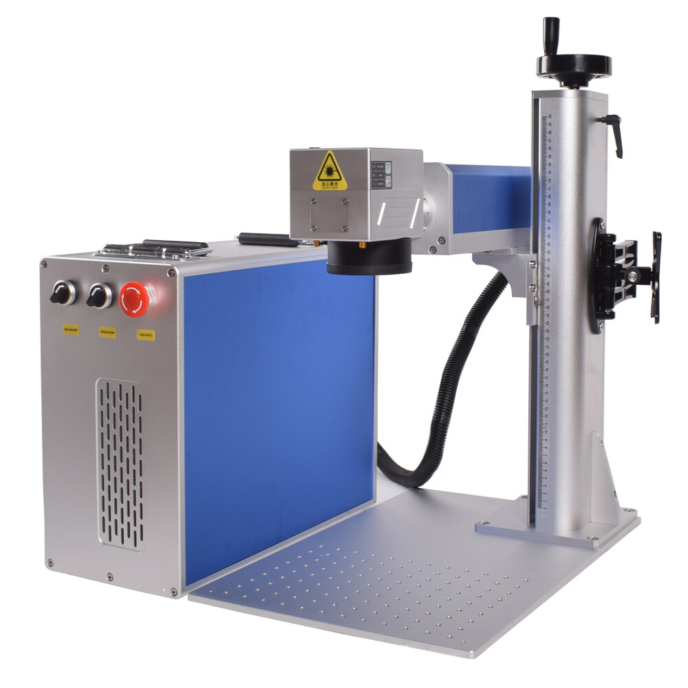 60W / 100W MOPA Raycus Fiber Laser Marking Machine Metal Engraving Color Marking