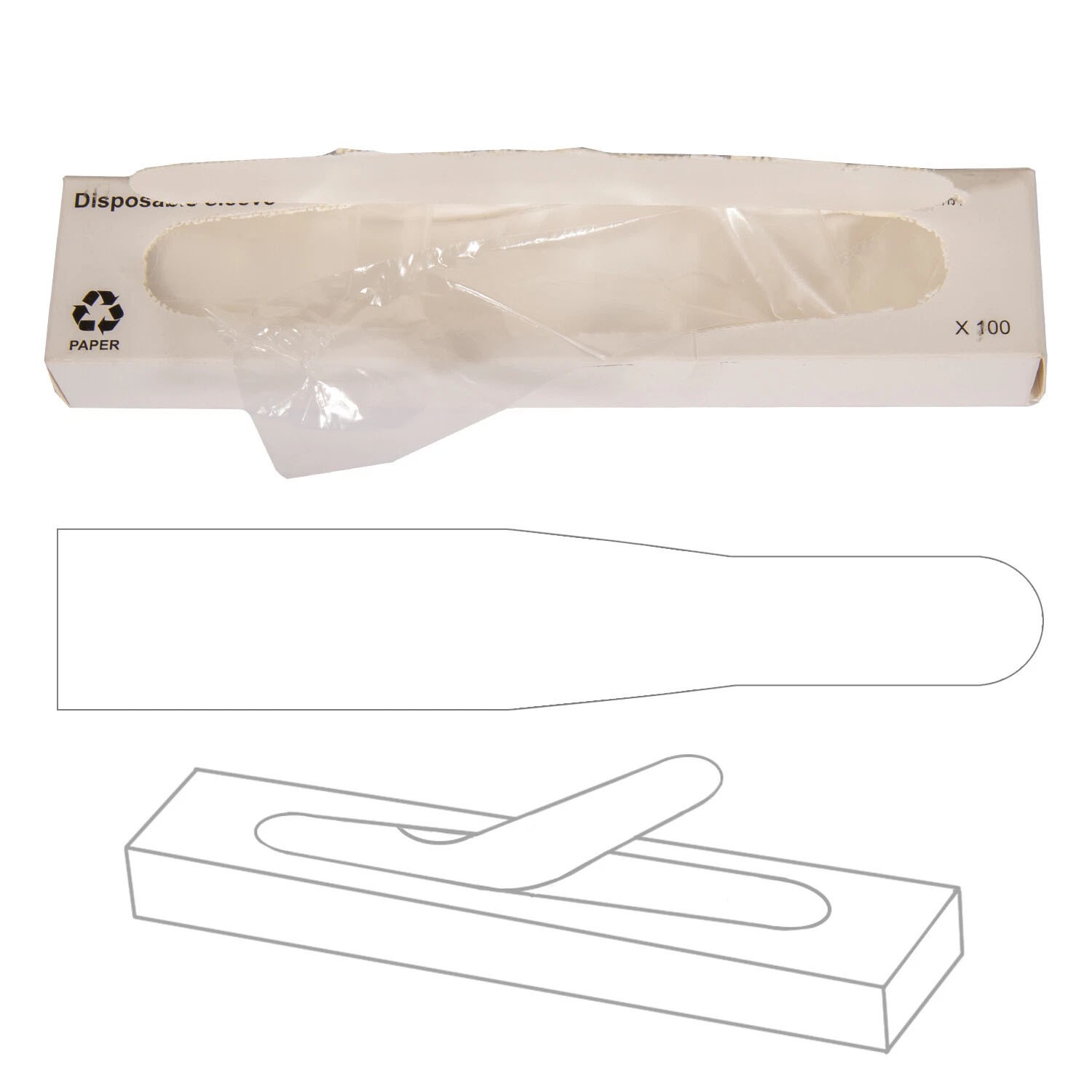 500PCS Dental PE Isolation Sleeve Cover for Woodpecker Curing Light iLed 1.5×8″