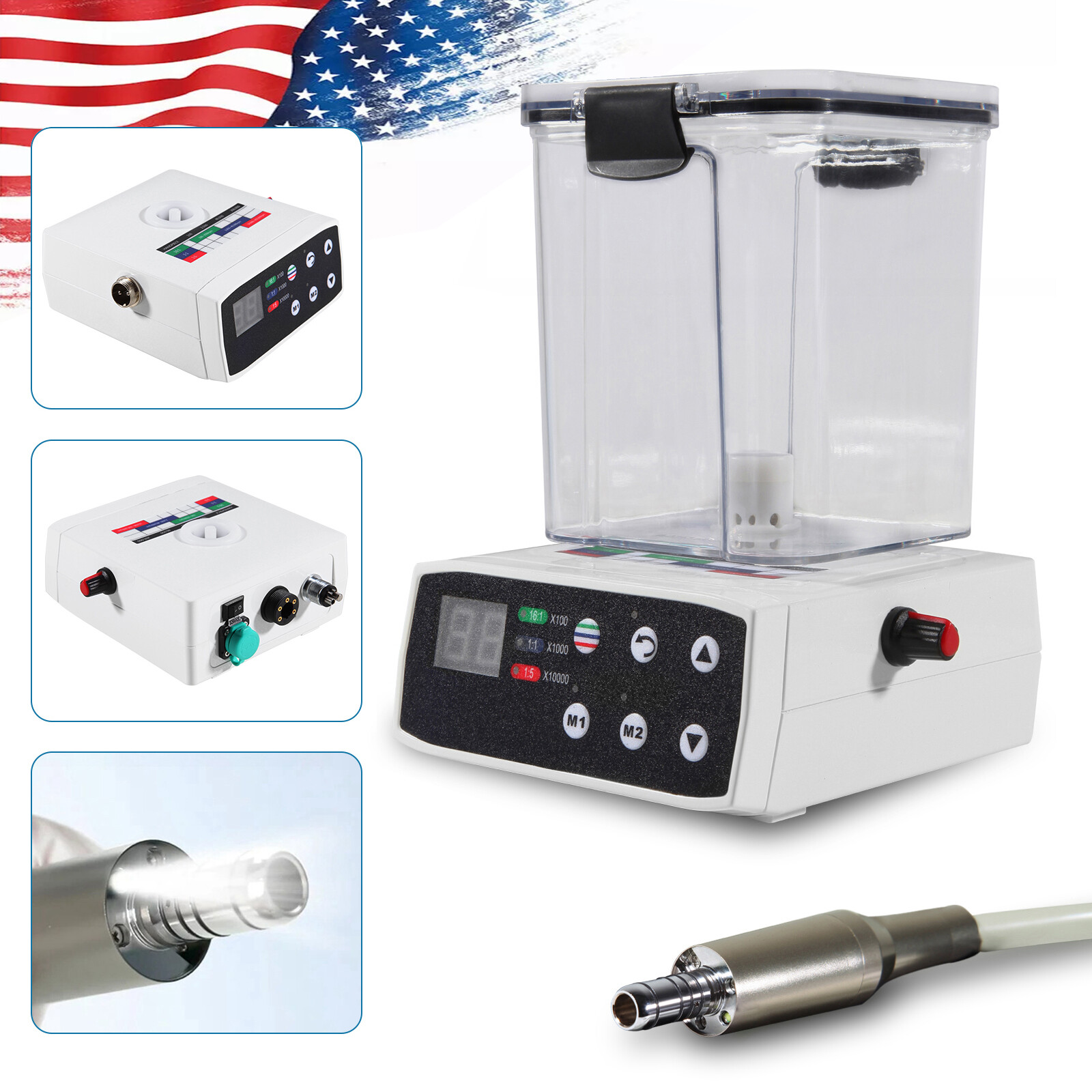 Electric Dental Motor w/ Water Tank (No 1:5 Handpiece)