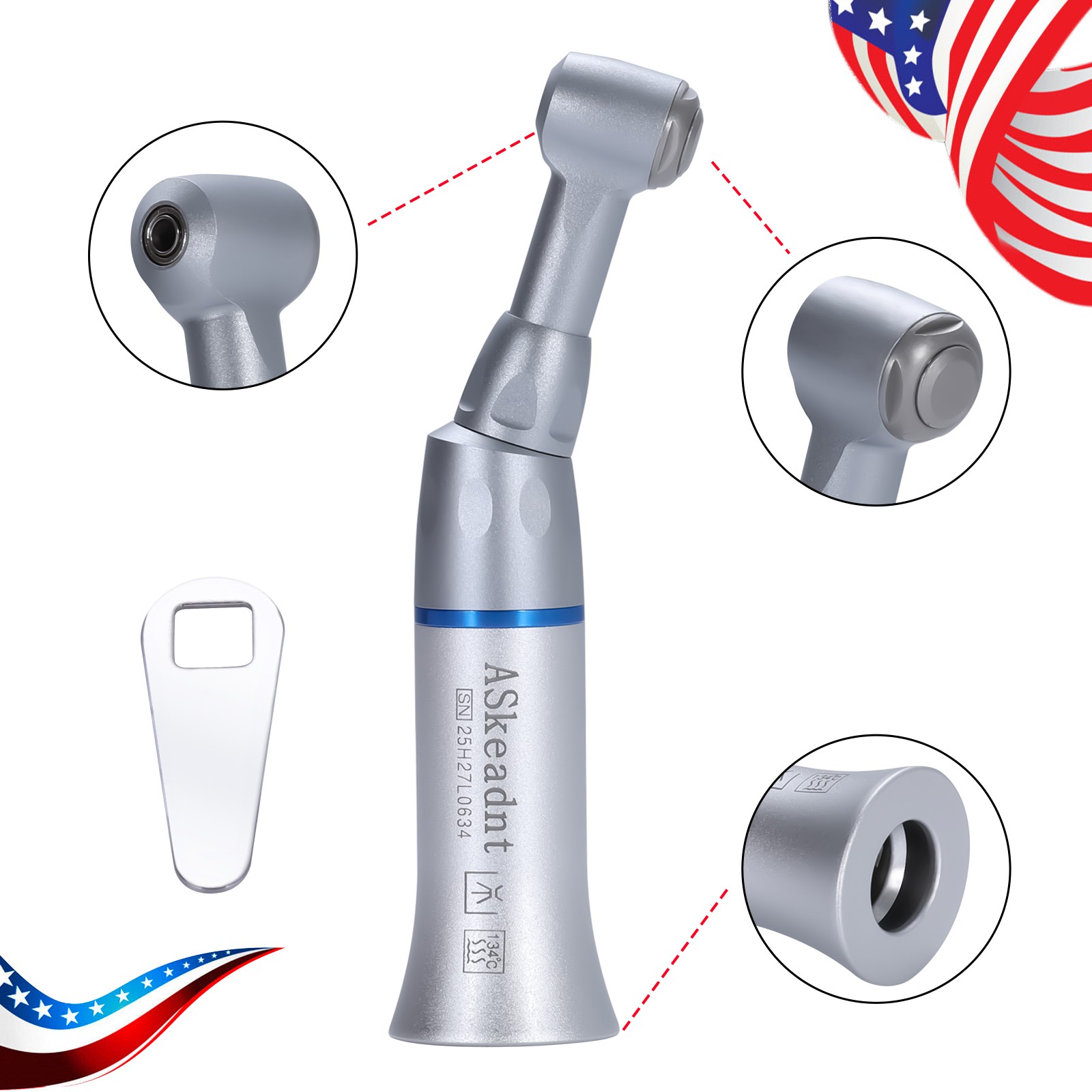 Dental Universal Implant Instrument Prosthetic Restoration Hand Driver Tool Kit