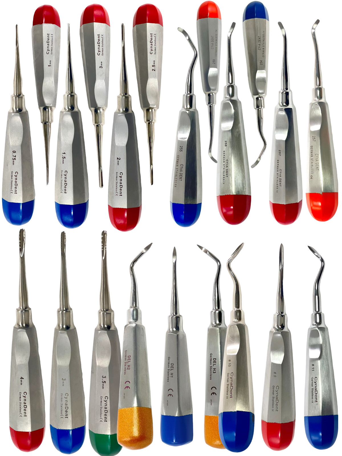 Dental Elevators Tooth Extraction Luxating Root Tip Cryer Implant Dental German