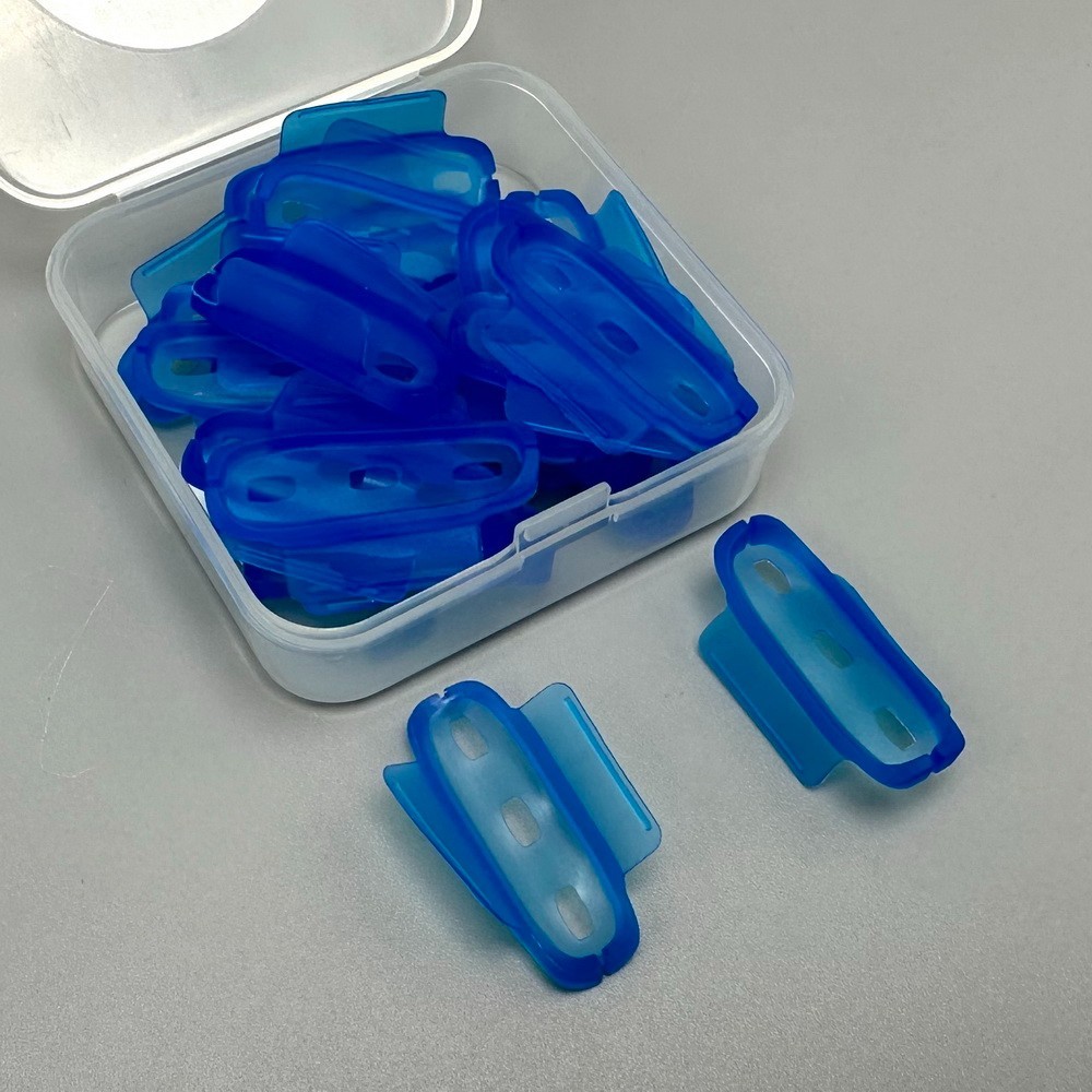 20pcs Dental Mini Dam MiniDam Rubber Dam Clamp Holder Dental Silicone Rubber Dam