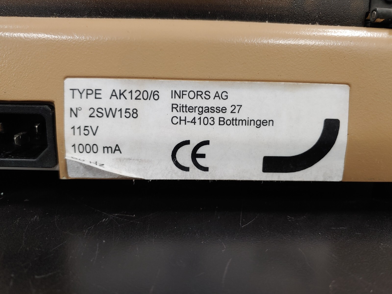 INFORS AG MICROTEC Type AK120/6 HT Bench Top Lab Incubator