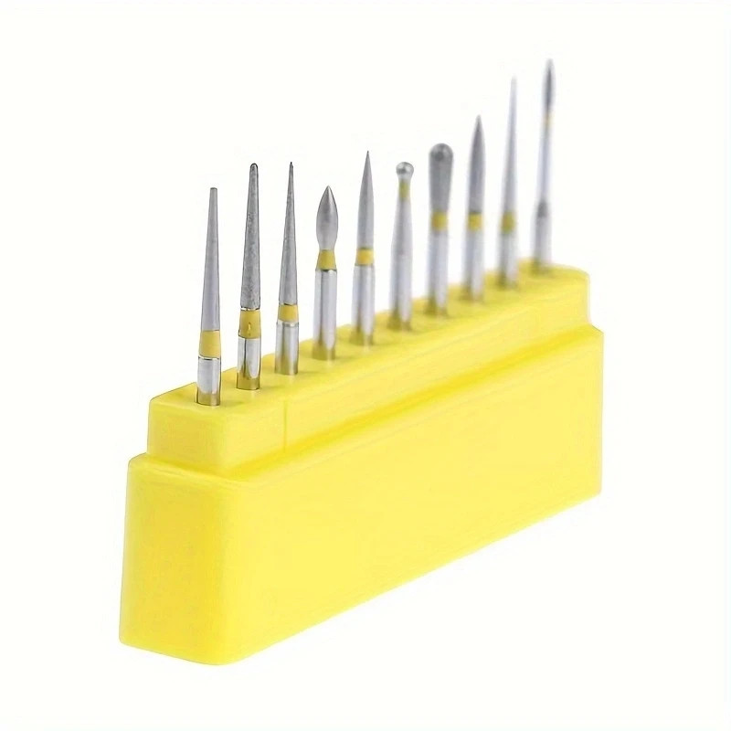 10Pcs/Box FG High-Speed Handpiece Bur Set Grinding Bit Drill Bit Emery Bur Polis