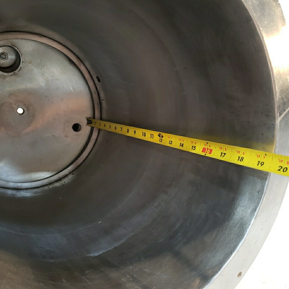 Stainless Steel Positive Pressure Chamber Cylinder Horizontal Custom Stand 12″ D