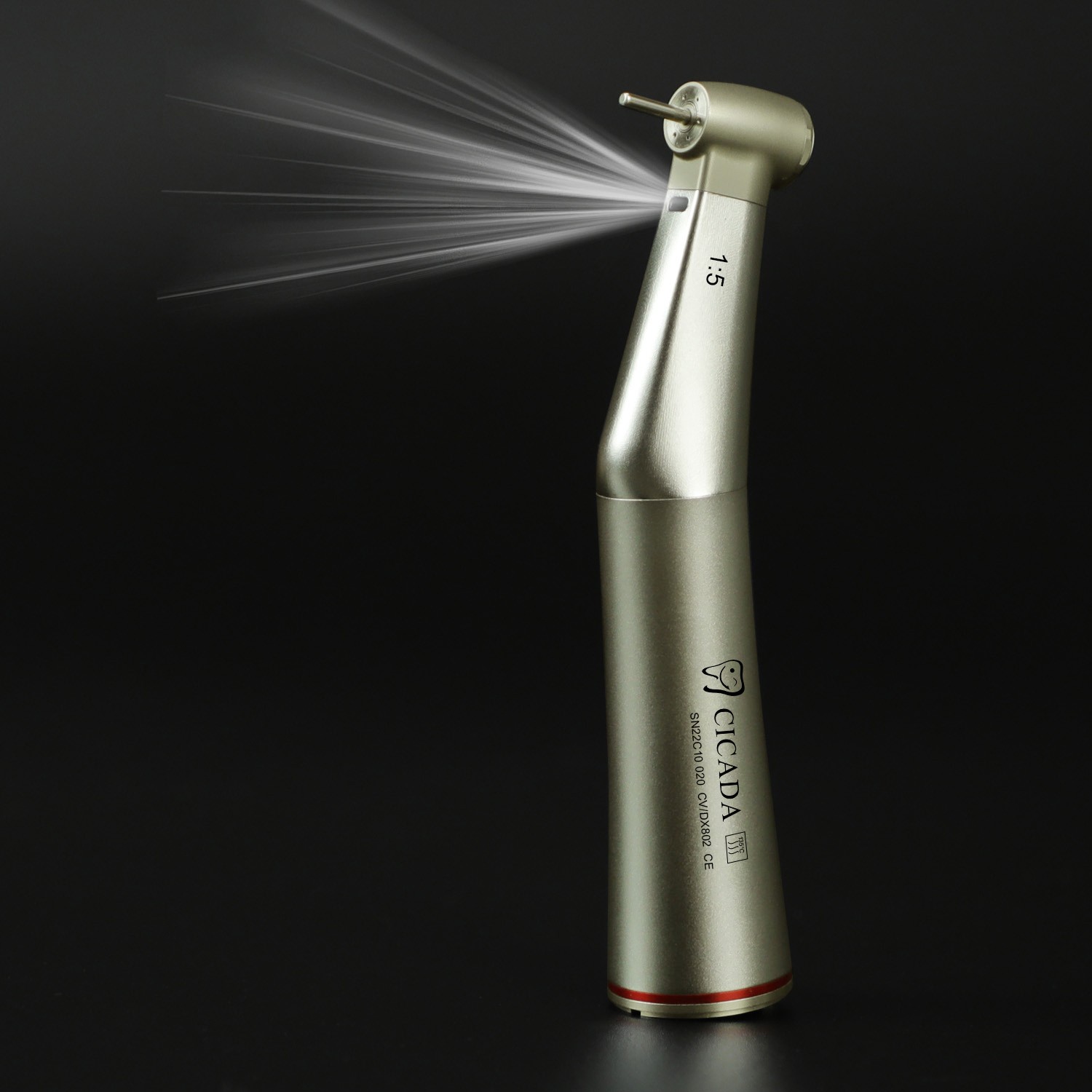 CICADA Dental 1:5 High Speed Contra Angle Handpiece E-type Fit Electric Motor