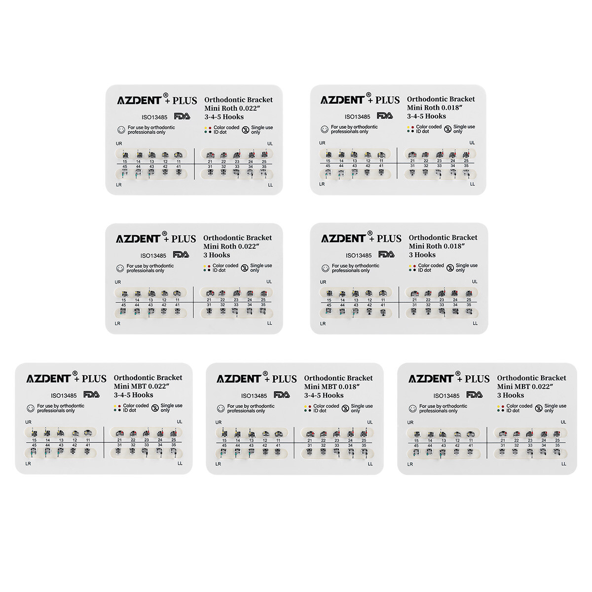 Dental Orthodontic Brackets Braces/Super Elastic Niti Arch Wire Ovoid Form