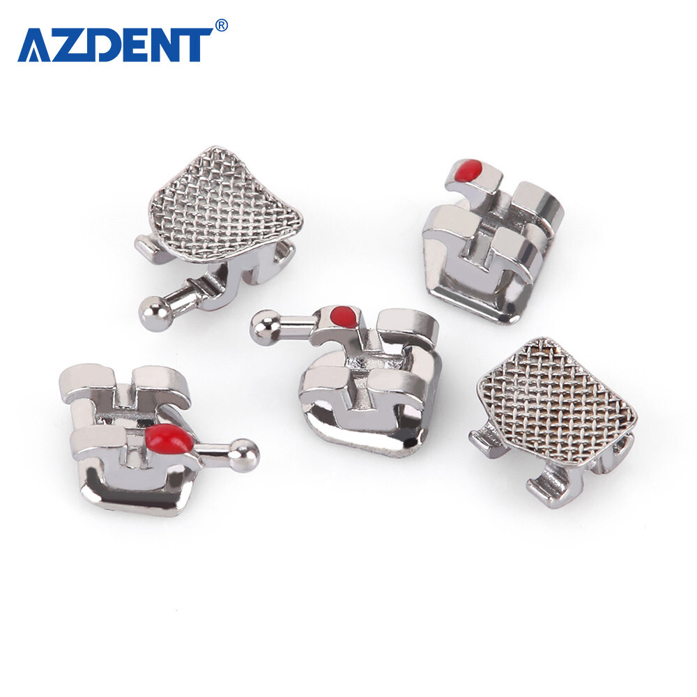 10 Sets AZ Dental Orthodontic Brackets Braces Standard Roth.022 Hooks 3-4-5