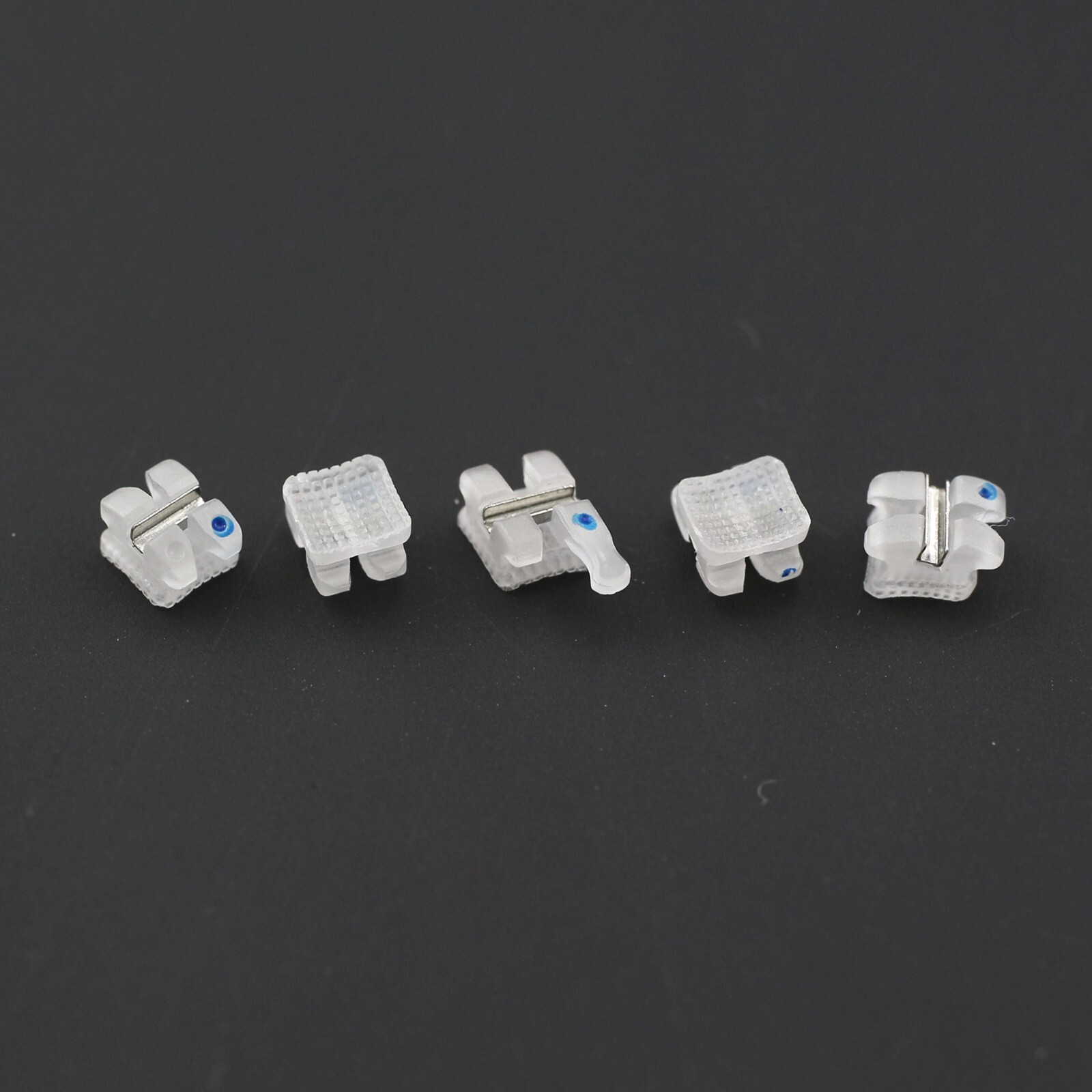 Dental Orthodontic Ceramic Brackets Braces MBT 022 3 Hooks 3M Clarity Aesthetics