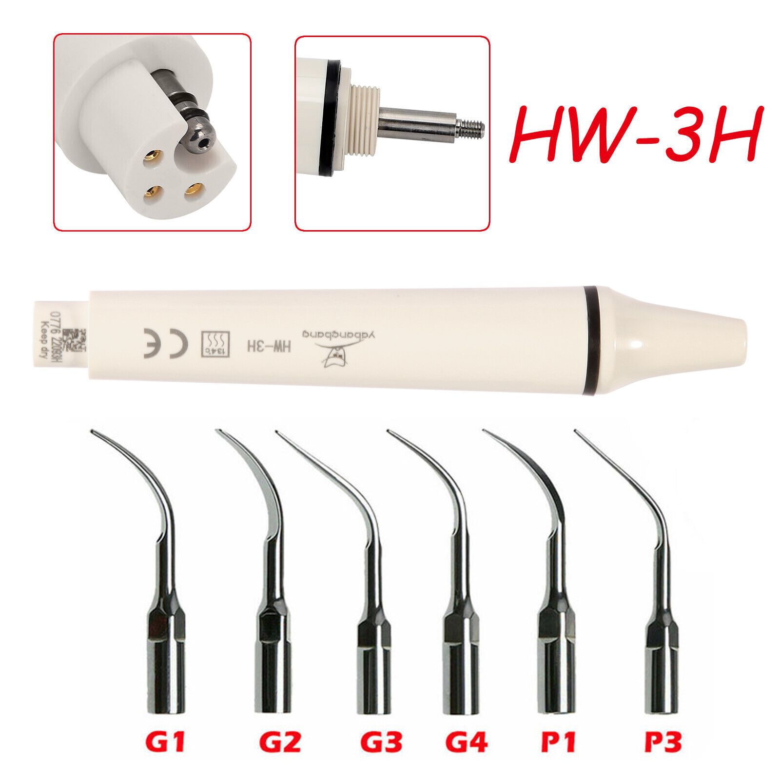 Dentist Ultrasonic Piezo Scaler Handpiece Tips fit EMS Woodpecker Tip USPS