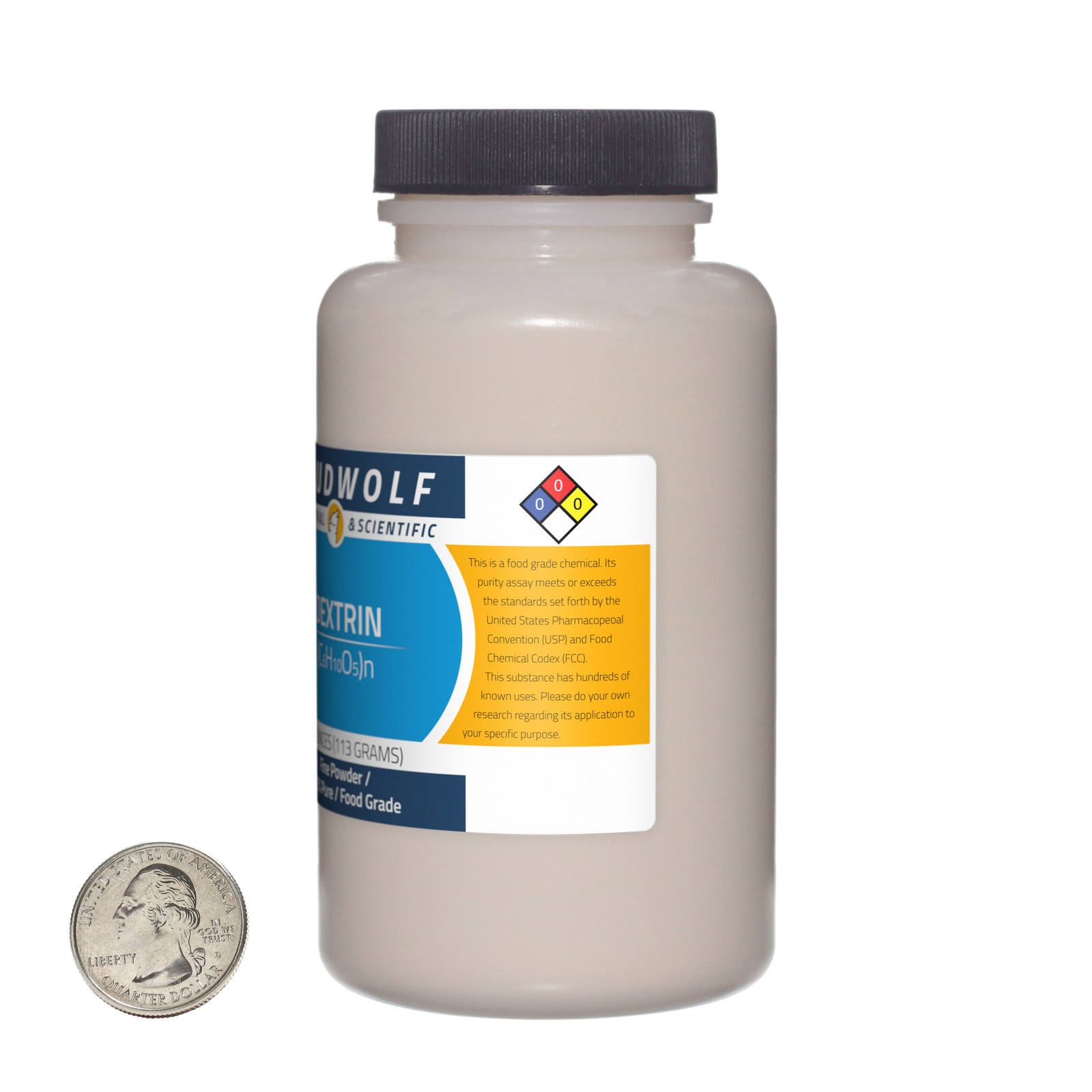 Dextrin / 1.5 Pounds / 6 Bottles / 100% Pure Food Grade / Fine Powder / USA