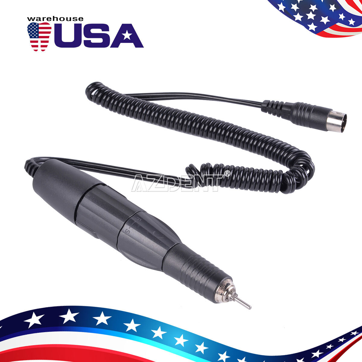 AZDENT Dental Electric Micromotor N3/35K RPM Handpiece/Low Speed Contra Angle