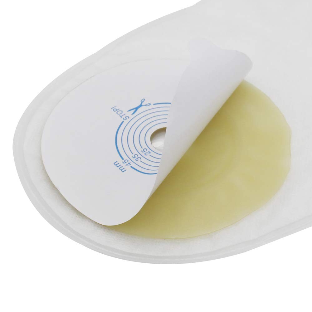 YEYSXSY Urostomy Supplies Medicals Drainable 10 Count (Pack of 1), White