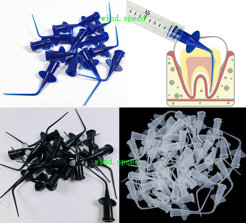 Dental Endo Irrigation Needle Syringe Tips Disposable Irrigator 0.25/0.35mm USA