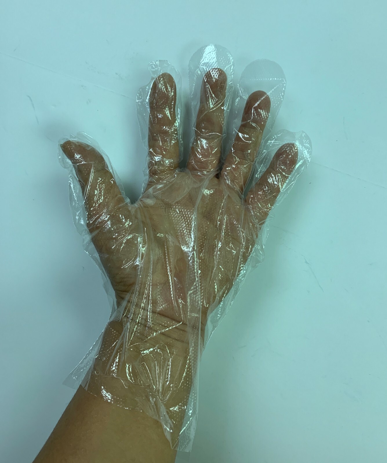1,000 PCS A.W.T. Disposable Clear P.E. Gloves, Lightweight, Medium (M), PGS-100