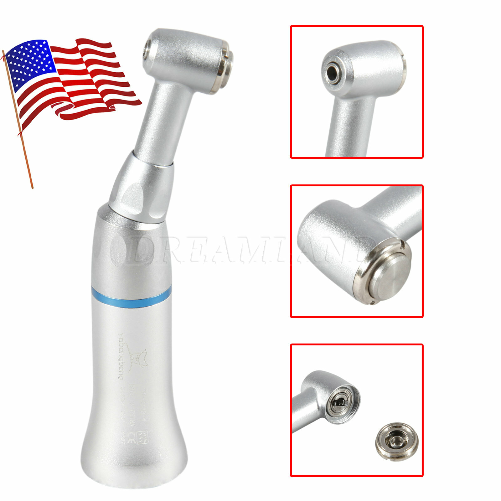 1-10* Dental Low Speed Handpiece Push Button Contra Angle fit NSK 135°C YAD NEX