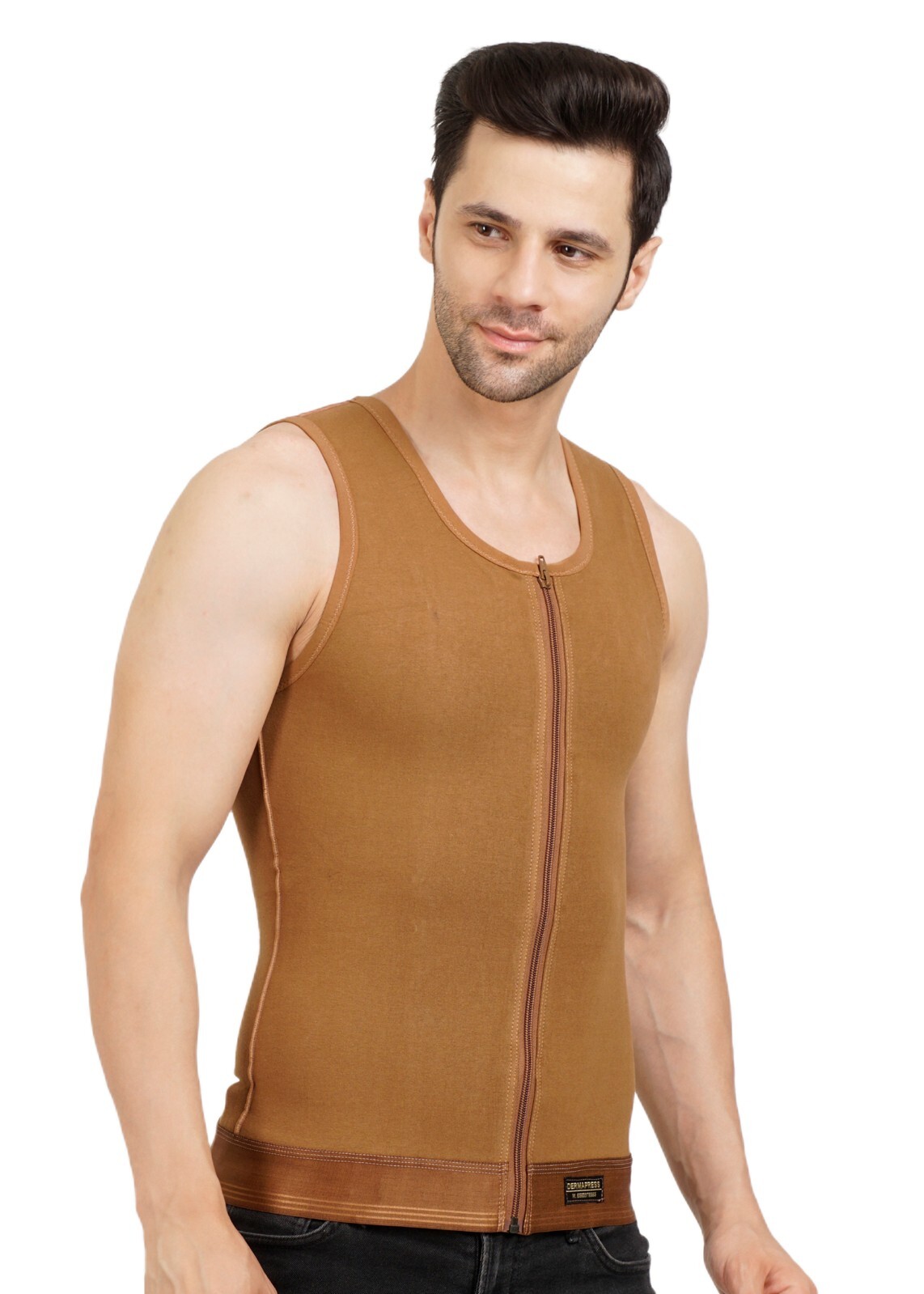 Gynecomastia & Liposuction Compression Full Vest | Moderate Compression | Cotton
