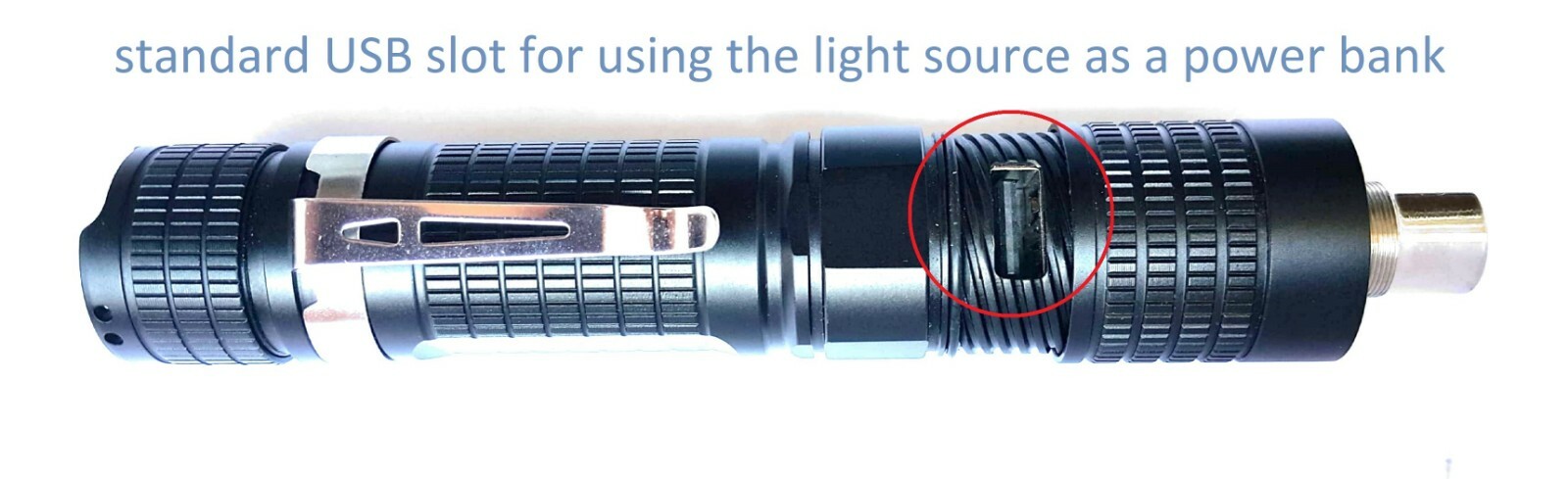 ClaraMed Battery/USB LED light source compatible with Storz endoscopes, S1