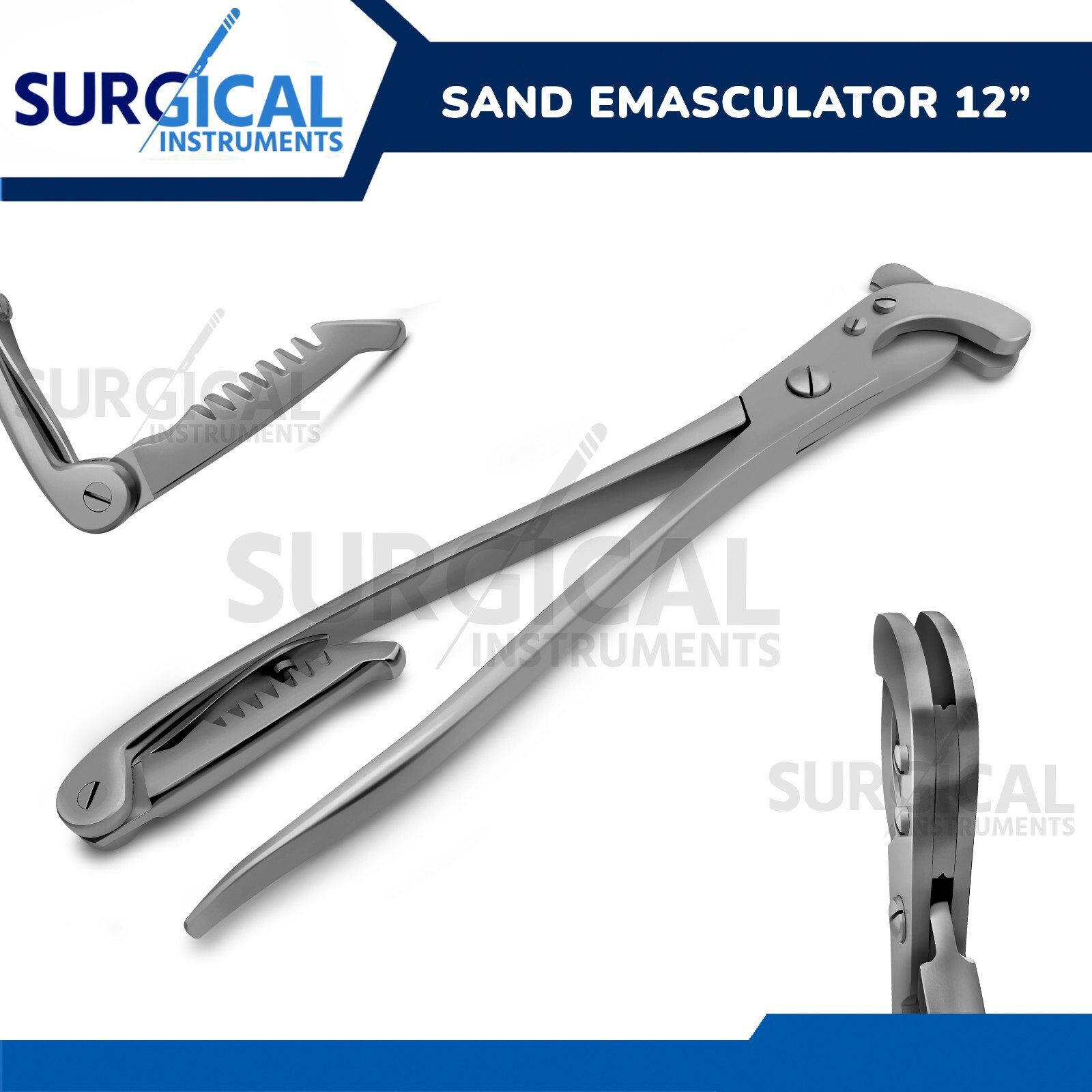 SAND’S Castrator Emasculator 12″ (31 cm) Veterinary Instruments German Grade