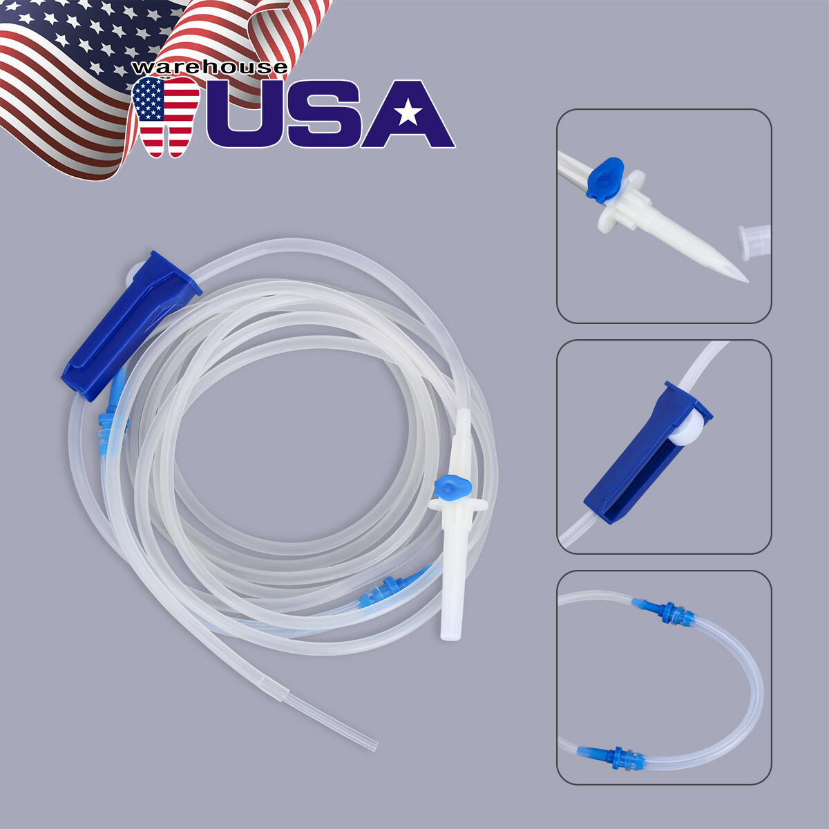 1X Dental Disposable Oral Irrigation Tube Tubing Set Fit for W H Surgical Motor
