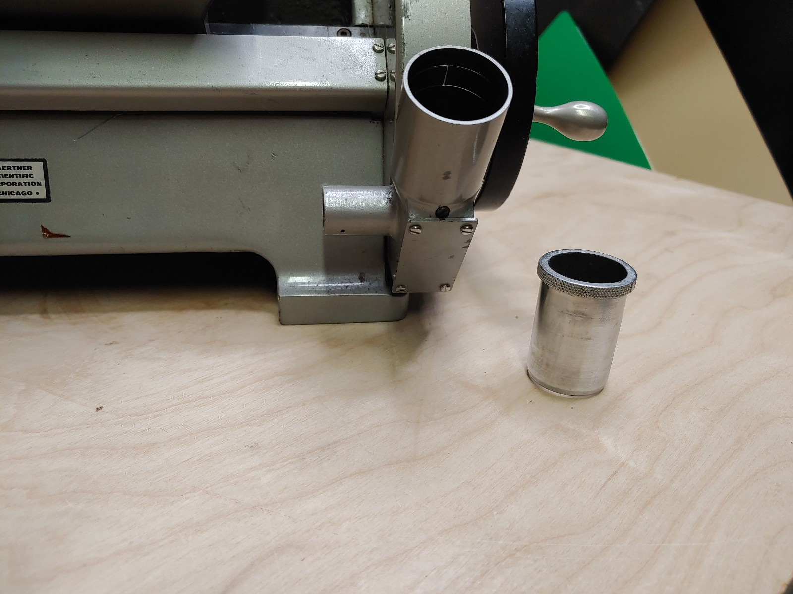 Gaertner Scientific Unknown Sliding Measuring Microscope Comparator Vernier