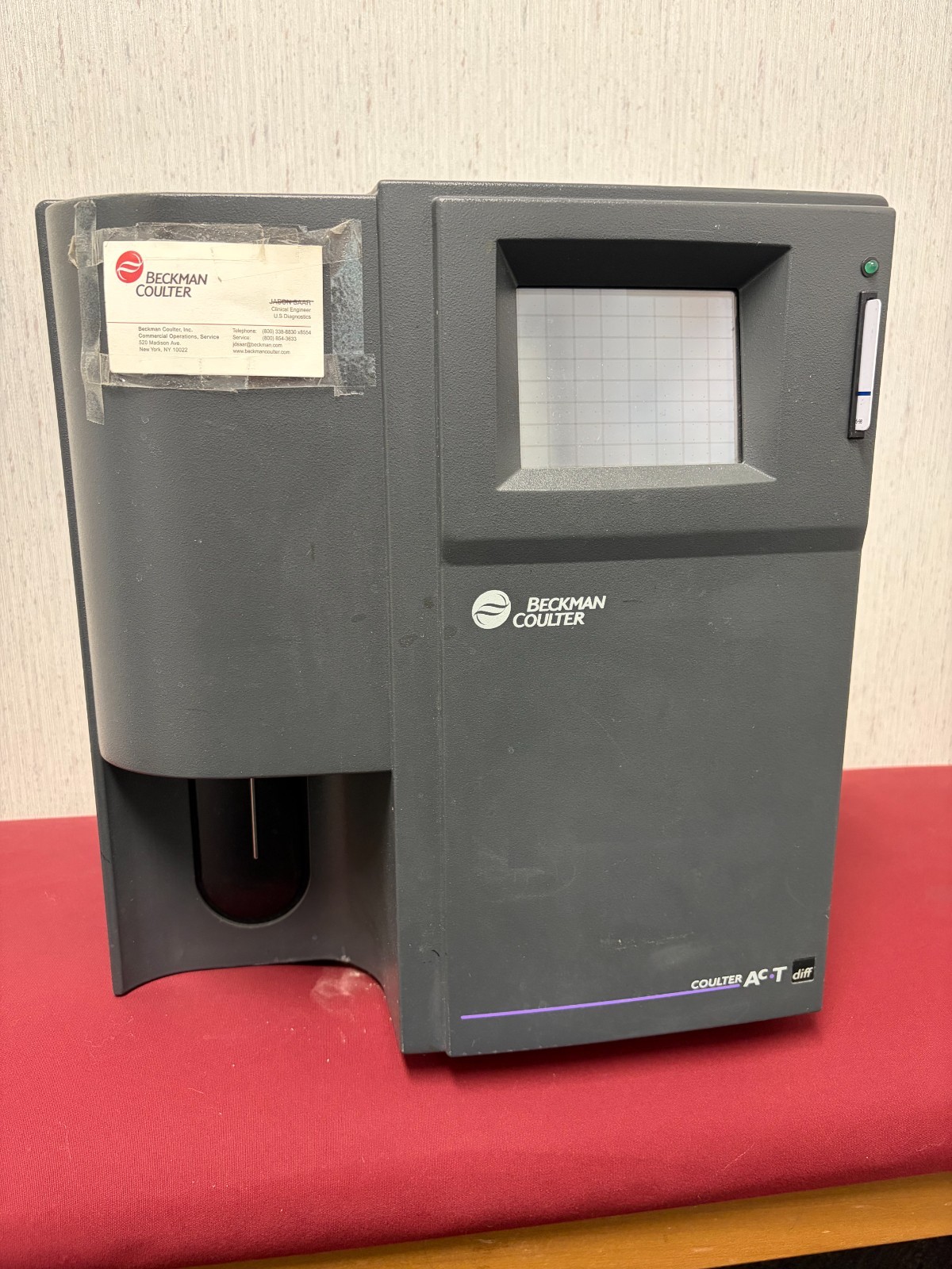 Beckman Coulter Act-diff machine used working condition but may use for part