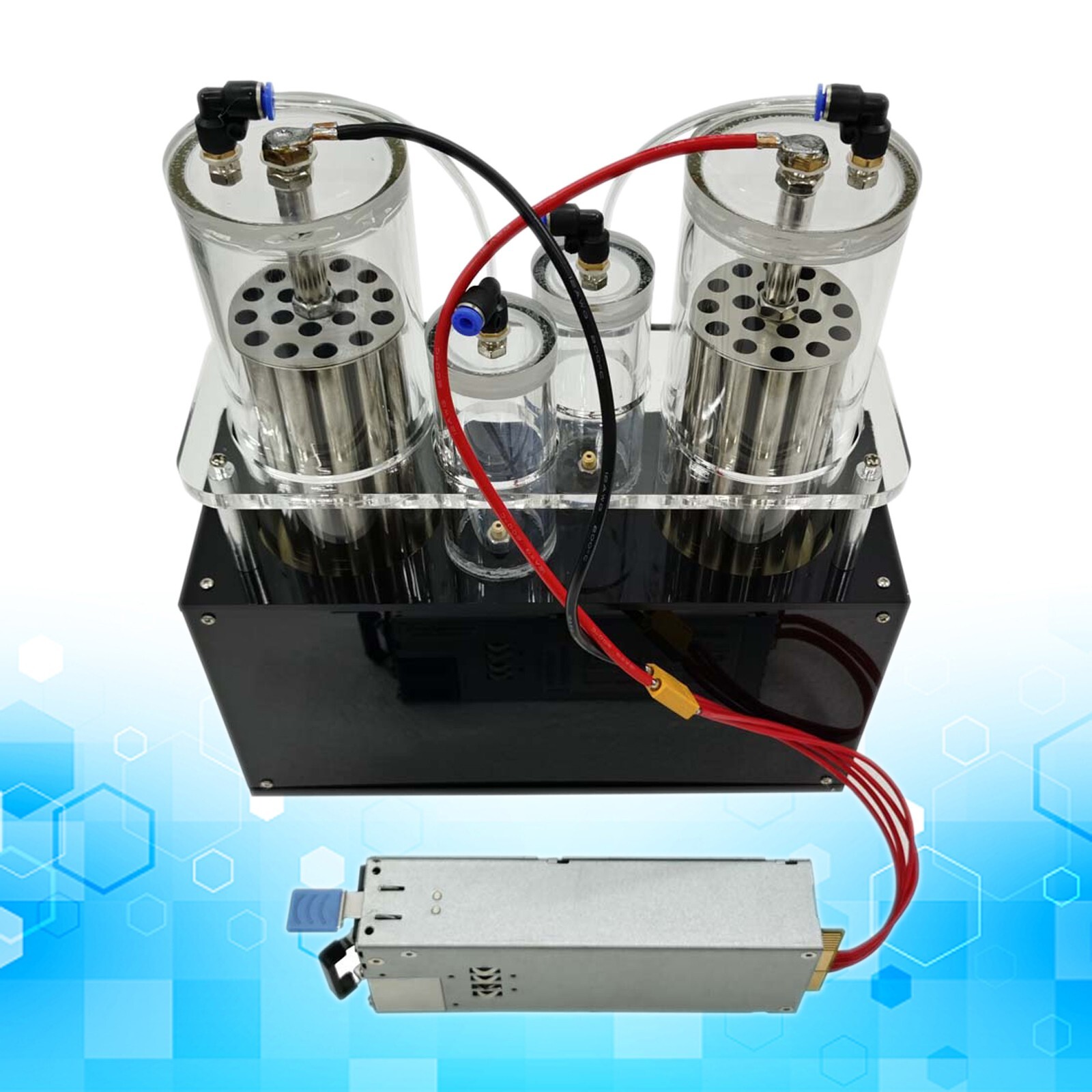100-240V Dual-outlet Electrolysis Water Machine for Making Hydrogen Oxygen